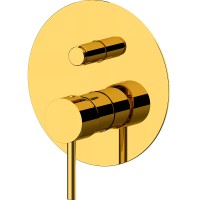 Смеситель для душа Remer X-Style X09KBDO Золото латунь встраиваемый