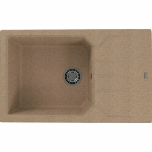 Кухонная мойка Alveus Granital Record 40 G55 Beige 780x480x180 1144465 Бежевая искусственный камень (литьевой мрамор) встраиваемый