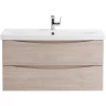 Тумба под раковину BelBagno Marino-Cer 80 MARINO-CER-800-2C-SO-RG-P подвесная Rovere Grigio МДФ / ЛДСП