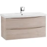 Тумба под раковину BelBagno Marino-Cer 80 MARINO-CER-800-2C-SO-RG-P подвесная Rovere Grigio МДФ / ЛДСП