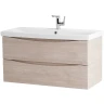 Тумба под раковину BelBagno Marino-Cer 80 MARINO-CER-800-2C-SO-RG-P подвесная Rovere Grigio МДФ / ЛДСП