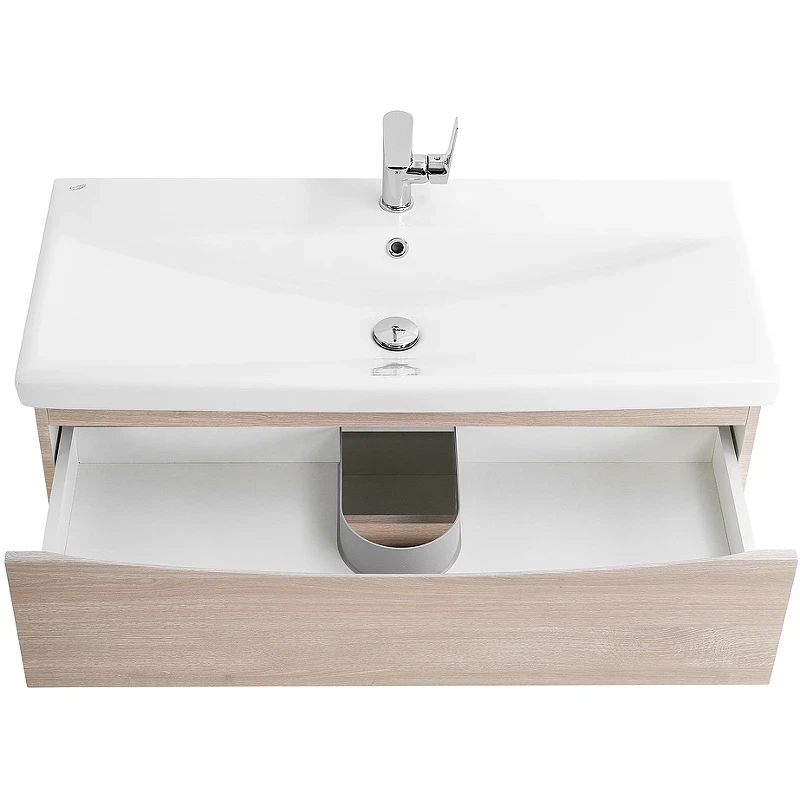 Тумба под раковину BelBagno Marino-Cer 80 MARINO-CER-800-2C-SO-RG-P подвесная Rovere Grigio МДФ / ЛДСП