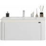 Тумба с раковиной Black&White Universe U925.900 90 925900 подвесная Milk White