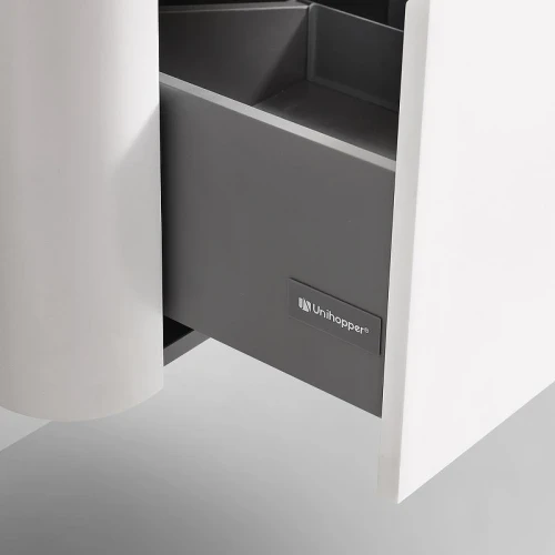 Тумба с раковиной Black&White Universe U925.900 90 925900 подвесная Milk White