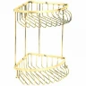 Полка корзина Boheme Imperiale 10427 угловая Золото