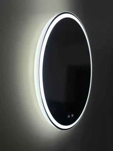 Зеркало BelBagno 80 SPC-RNG-800-LED-TCH-SND с подсветкой с голосовым управлением и подогревом стекло