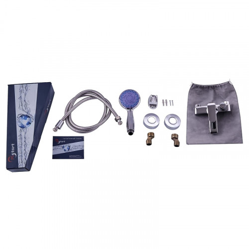 Смеситель для ванны Plstart PD32082 цвет Хром