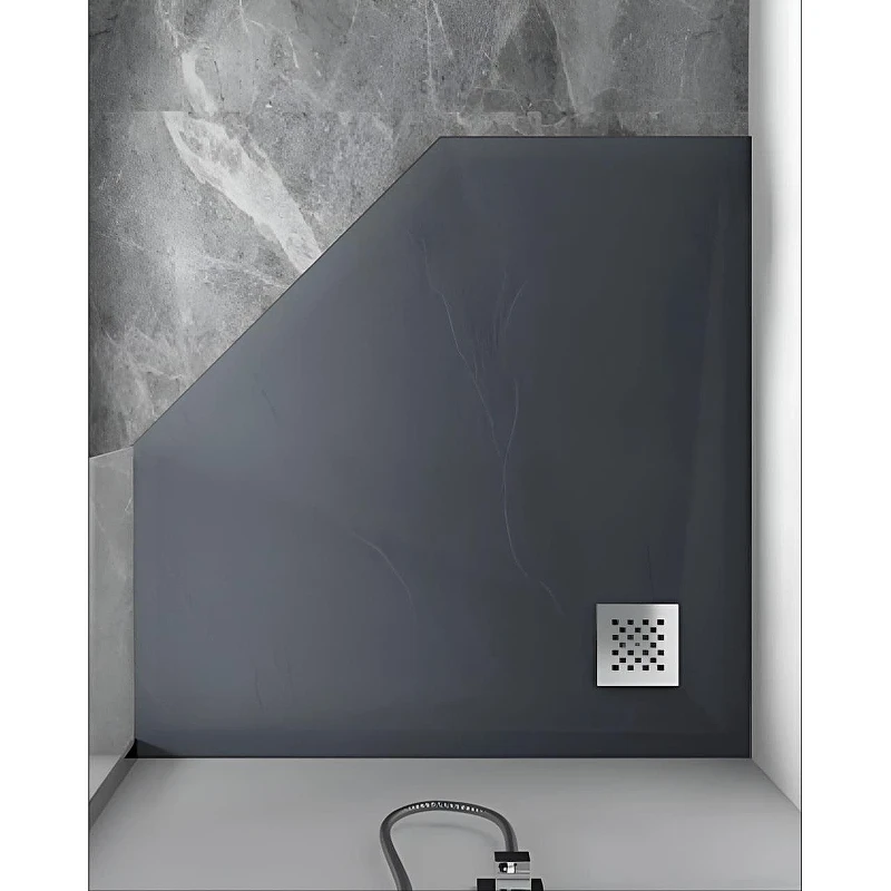 Душевой поддон из искусственного камня RGW Stone Tray 90x90 14155099-02-11 цвет Графит Серый