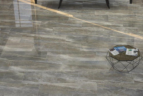 Керамогранит Fanal Corfu Gris  nplus 75x75 серый для ванной комнаты, для кухни, для улицы, для гостиной, для коридора, для спальни Испания