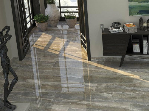 Керамогранит Fanal Corfu Gris  nplus 75x75 серый для ванной комнаты, для кухни, для улицы, для гостиной, для коридора, для спальни Испания