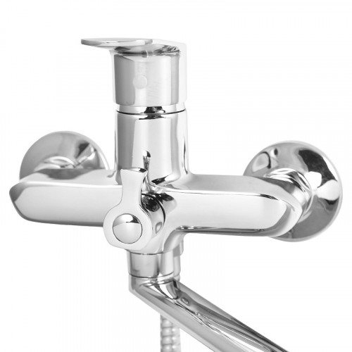 Смеситель для ванны Wisent WP22240 универсальный цвет Хром