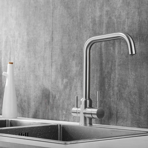 Смеситель для кухни Shevanik S268B цвет Сатин