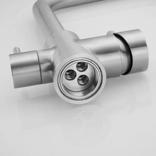 Смеситель для кухни Shevanik S268B цвет Сатин