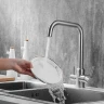 Смеситель для кухни Shevanik S268B цвет Сатин