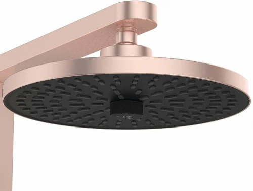 Душевая система Ideal Standard Alu+ BD583RO с термостатом Rose