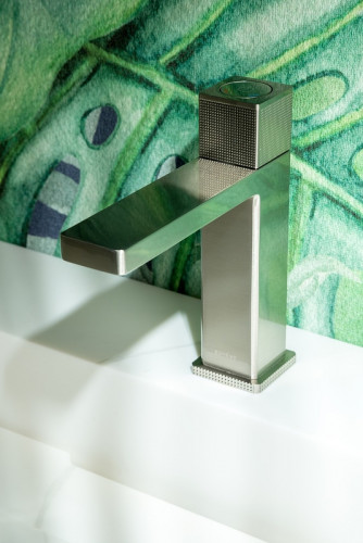 Смеситель для раковины Boheme Quad 159-NB Никель латунь