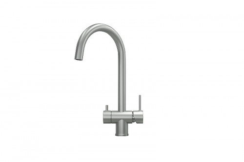 Смеситель для кухни Granula Kitchen Space 7104 цвет Сталь матовая