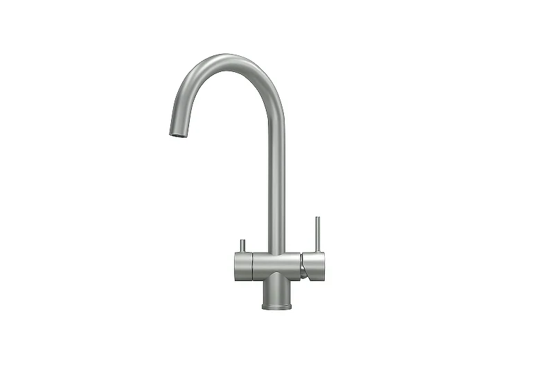 Смеситель для кухни Granula Kitchen Space 7104 цвет Сталь матовая