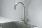 Смеситель для кухни Granula Kitchen Space 7104 цвет Сталь матовая