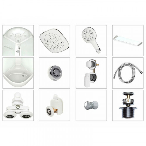 Душевая кабина Melodia della vita Classica 90x90 MB01010 без гидромассажа