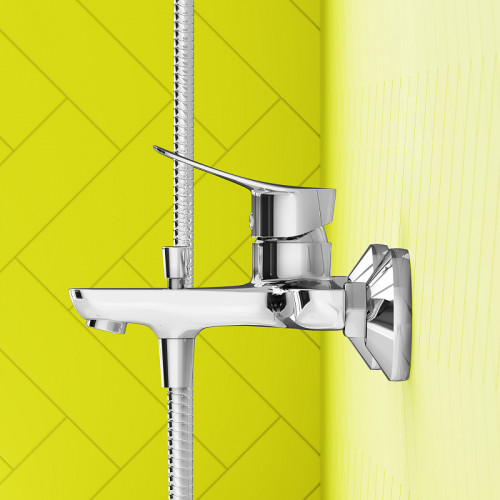 Смеситель для ванны Dorff Norma D1010000 Хром латунь на стену