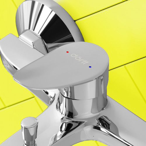 Смеситель для ванны Dorff Norma D1010000 Хром латунь на стену