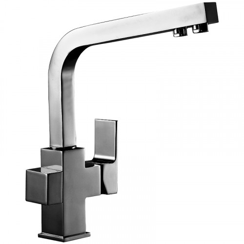 Смеситель для кухни Rossinka Z35-32 Хром латунь