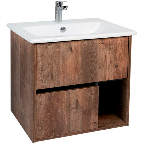 Тумба под раковину VIANT Люксембург 60 VLUX60ELD-T2YP подвесная Кейптаун МДФ / ЛДСП