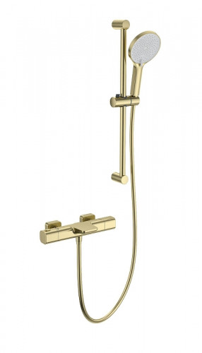 Смеситель для ванны Wonzon &amp; Woghand WW-C2017-A-BG с термостатом цвет Брашированное золото