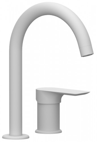 Смеситель для раковины Remer Infinity I57BO цвет Белый матовый