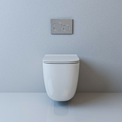 Унитаз Esbano Garant ESUPGARAW подвесной Белый глянцевый с сиденьем Микролифт фаянс подвесной