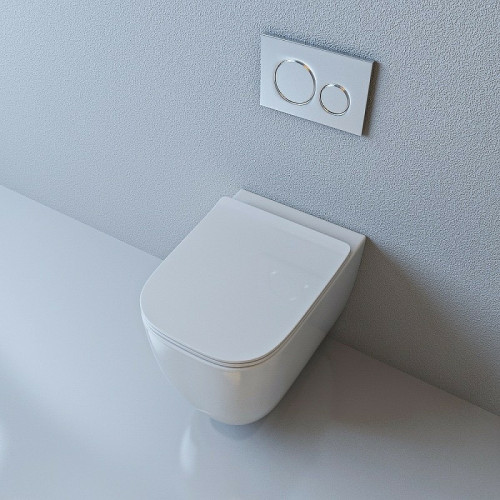 Унитаз Esbano Garant ESUPGARAW подвесной Белый глянцевый с сиденьем Микролифт фаянс подвесной