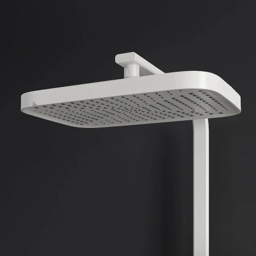 Душевая система RGW Shower Panels SP-35W 51140135-03 с термостатом Белая латунь на стену