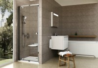 Душевая дверь Ravak Pivot PDOP1-80 03G40C00Z1 профиль Хром стекло Transparent