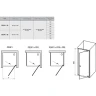 Душевая дверь Ravak Pivot PDOP1-80 03G40C00Z1 профиль Хром стекло Transparent