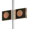 Душевая дверь New Trendy NEW SOLEO Copper brushed x80 D-0502A