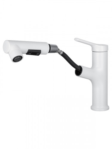 Смеситель для раковины Wonzon &amp; Woghand WW-A40862-MW цвет Белый матовый