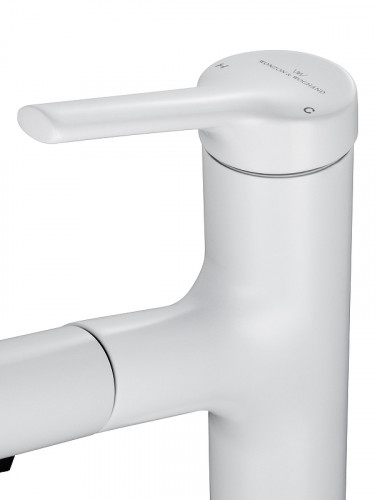 Смеситель для раковины Wonzon &amp; Woghand WW-A40862-MW цвет Белый матовый