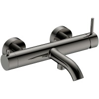 Смеситель для ванны AQUAme Siena AQM6212GM Оружейный металл латунь на стену
