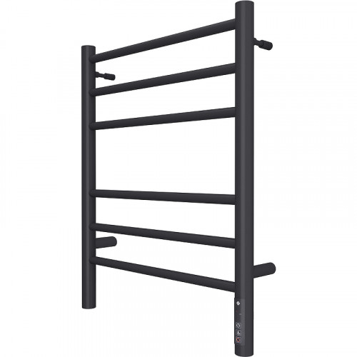 Электрический полотенцесушитель Terminus Аврора П6 450х600 КС 9005 4670078527479 Черный матовый нержавеющая сталь