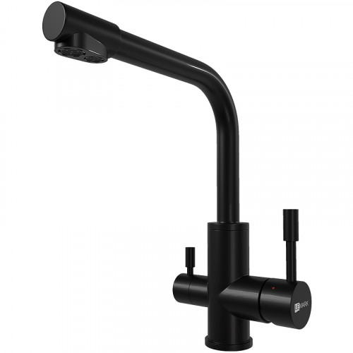 Смеситель для кухни Lemark Expert LM5061BL Черный матовый нержавеющая сталь