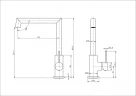 Смеситель для кухни Wonzon & Woghand WW-L1005-MW цвет Белый матовый