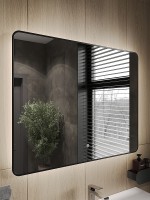 Зеркало Orange Black 100 BL-100ZE с подсветкой с сенсорным выключателем стекло