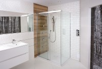Душевой уголок Omnires Soho 120х80 L/R CLP12X + CLR80X профиль Хром стекло прозрачное