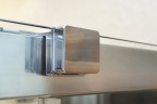 Душевой уголок Omnires Soho 120х80 L/R CLP12X + CLR80X профиль Хром стекло прозрачное