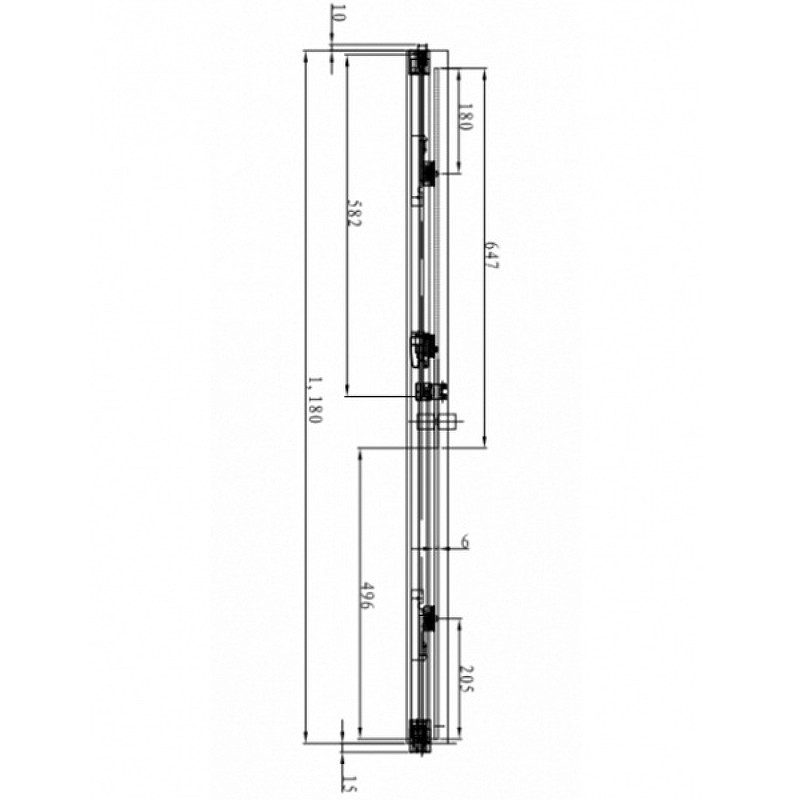 Душевой уголок Omnires Soho 120х80 L/R CLP12X + CLR80X профиль Хром стекло прозрачное