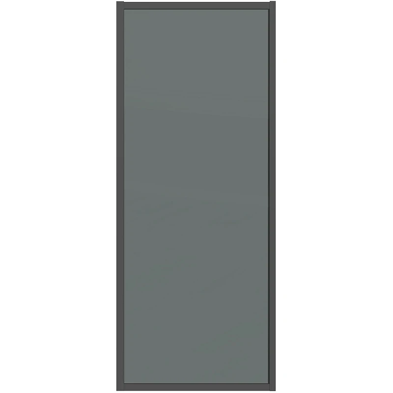 Душевая стенка Grossman Style 80 200.K33.05.80.21.10 профиль Черный матовый стекло тонированное