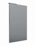 Душевая перегородка BelBagno Uno 100 UNO-L-1-TB-100-GR-GM профиль Оружейная сталь стекло тонированное