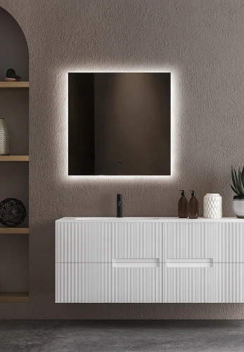 Зеркало Silver Mirrors Алмина 80 LED-00002717 с подсветкой с бесконтактным выключателем стекло