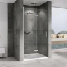 Душевая дверь Abber Zart 70 AG08070P профиль Хром стекло прозрачное